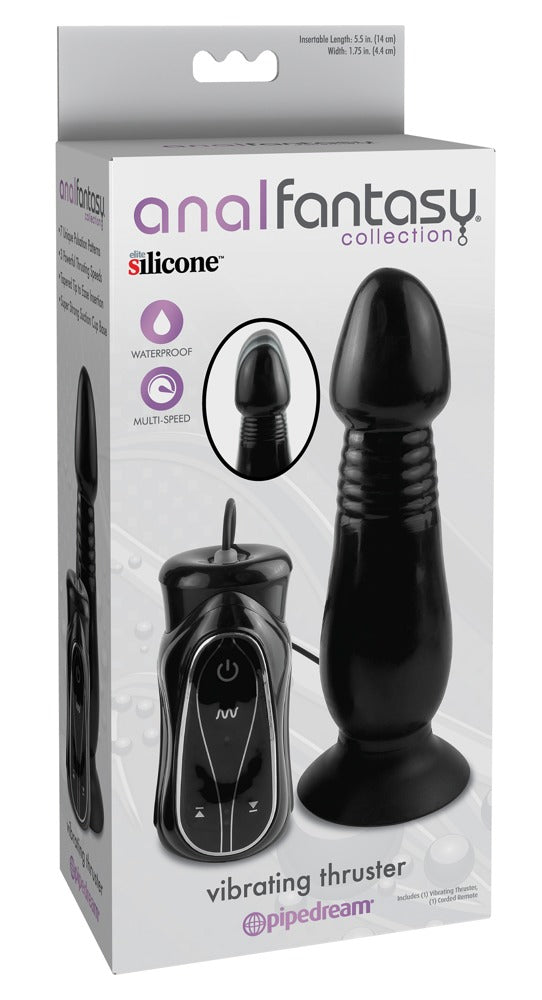 Vibrating Thruster Black Stoß Anal Vibrator