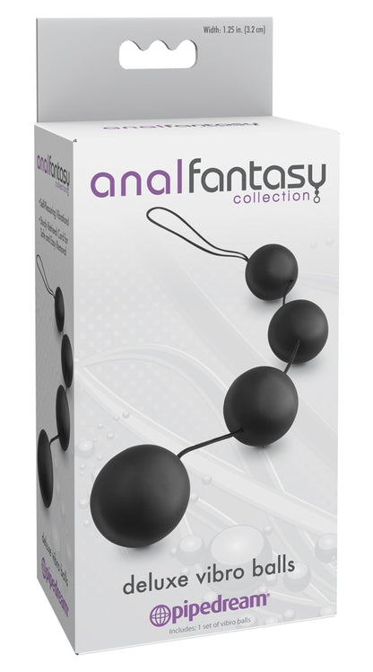 Deluxe Vibro Balls Black   Liebeskugeln