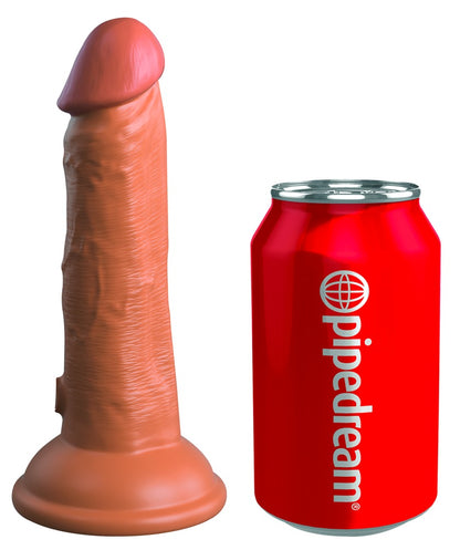 KCE 6 DD Vibrating Cock Tan