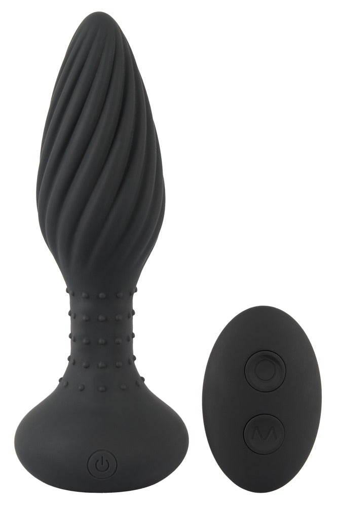 RC butt plug with vibration