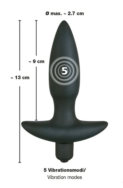 Black Velvets Vibr. Plug small