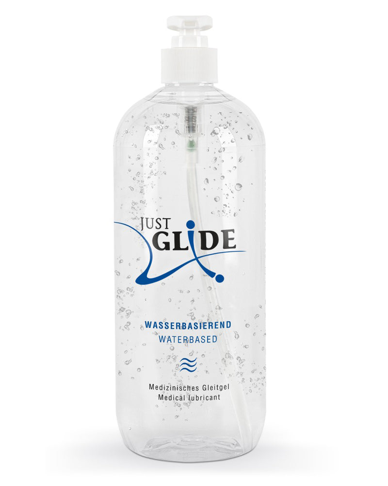 Just Glide Waterbased Gleitgel 1000 ml Flasche