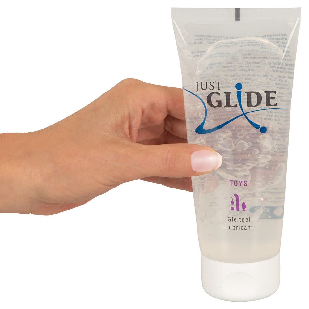 Just Glide Toylube – 200 ml | Gleitgel auf Wasserbasis für Toys & Latexkondome, extra dickflüssig