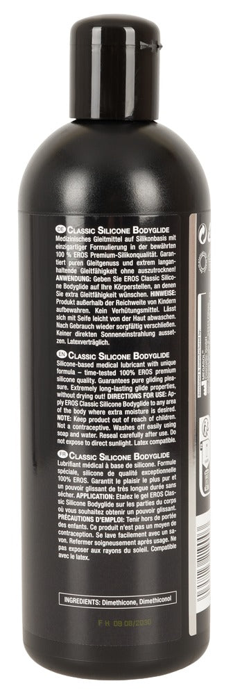 EROS Classic Silicone Bodyglide 1 Liter – Silikonbasiertes Gleitgel | Extrem langanhaltend, latexsicher, XXL-Vorrat