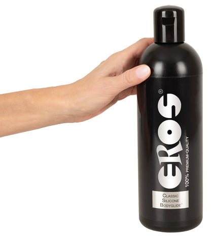 EROS Classic Silicone Bodyglide 1 Liter – Silikonbasiertes Gleitgel | Extrem langanhaltend, latexsicher, XXL-Vorrat