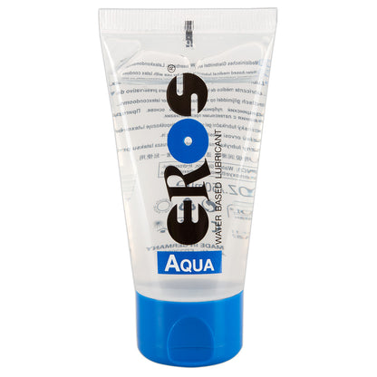 EROS Aqua 50 ml – Wasserbasiertes Gleitgel | Duftneutral, parfümfrei, latexsicher, ölfrei