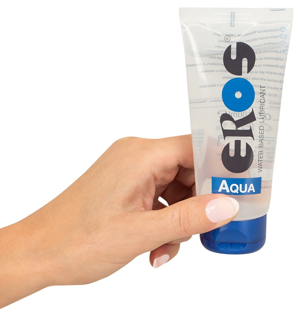 Latexsicheres EROS Aqua für langanhaltendes Gleiten
