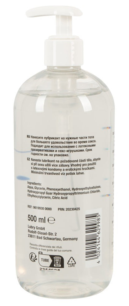Fettfreies Gleitgel auf Wasserbasis