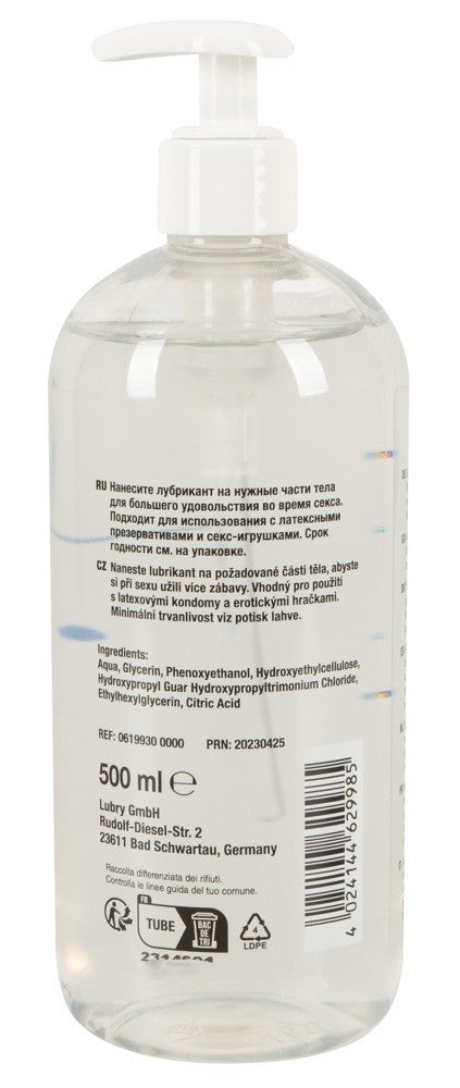 Fettfreies Gleitgel auf Wasserbasis