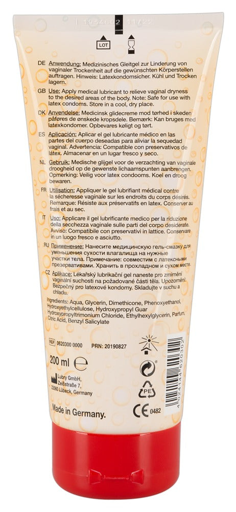 Silikon-Wasser-Gleitmittel mit Ambra-Duft
