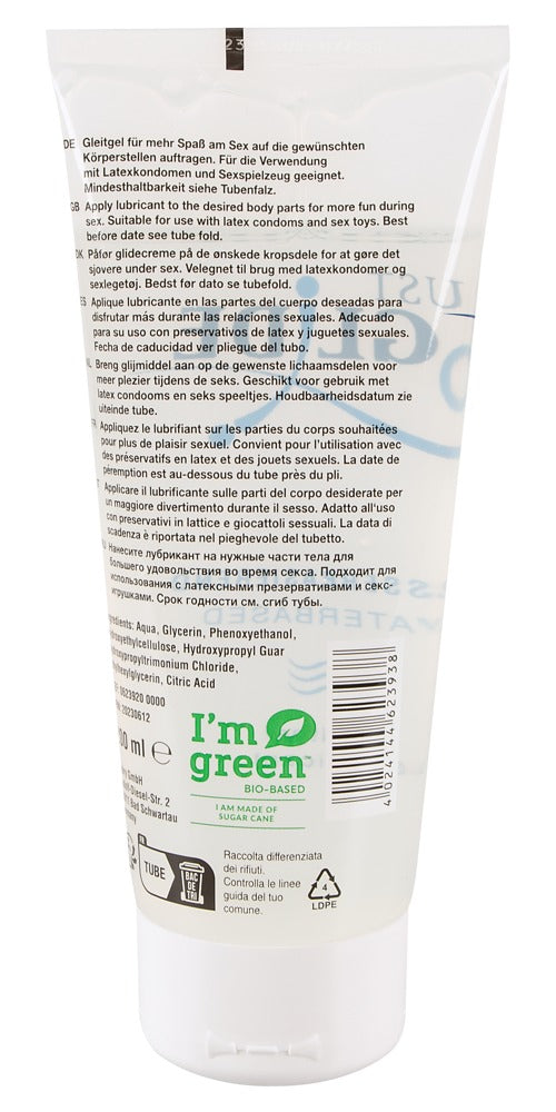 Wasserbasiertes Gleitmittel für Sex und Toys