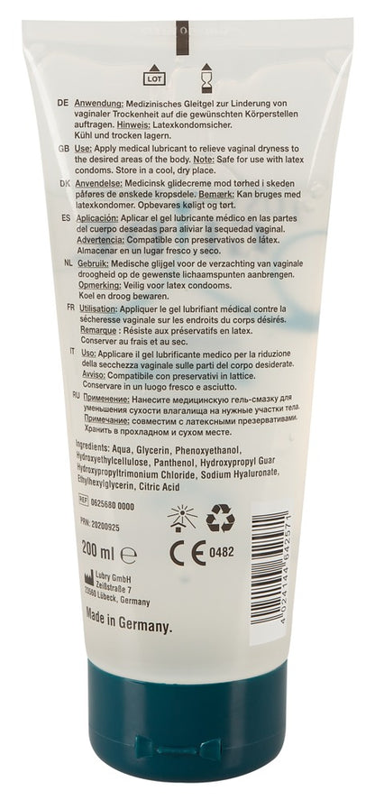 Wasserbasiertes Gleitgel mit Hyaluron und Panthenol