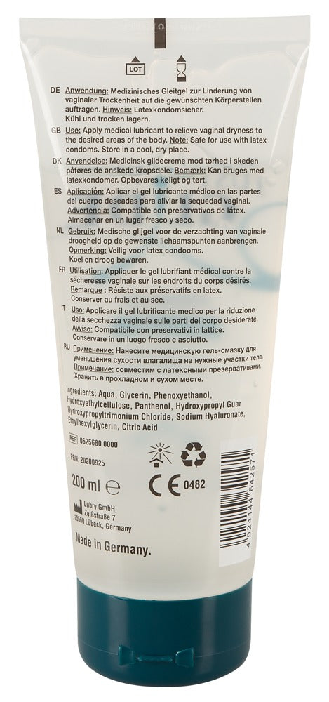 Wasserbasiertes Gleitgel mit Hyaluron und Panthenol