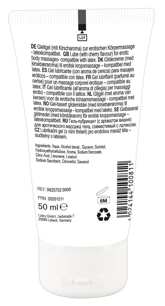 Veganes Massagegel Lick it! mit Kirsch-Duft