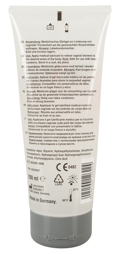 Hybrid-Gel mit Silikonanteil für lange Gleitfähigkeit