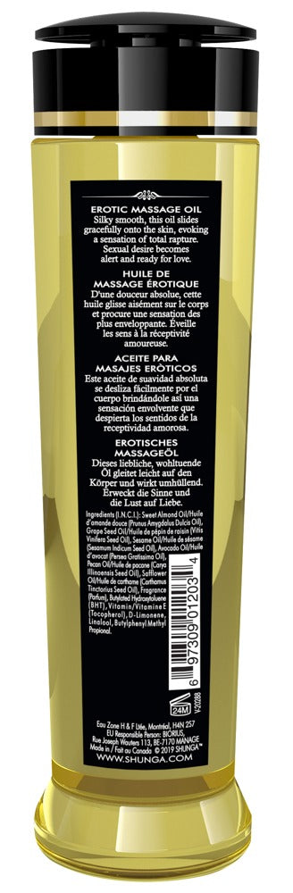 Shunga Massage Oil Peach 240 ml