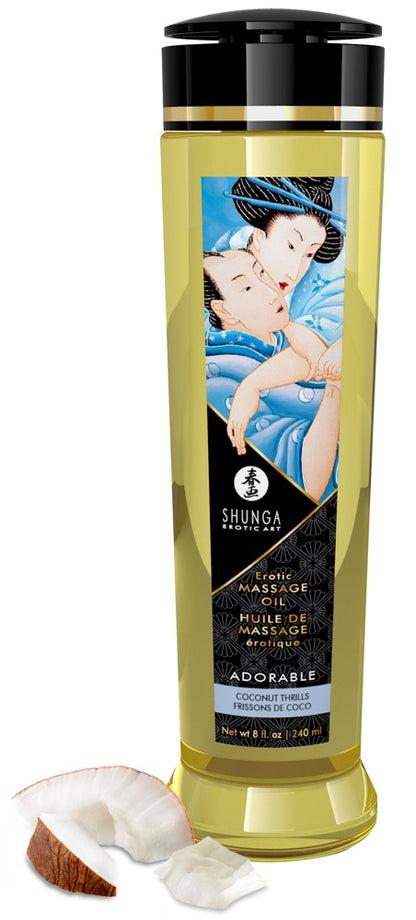 Shunga Massage Oil Coconut Thrills 240 ml