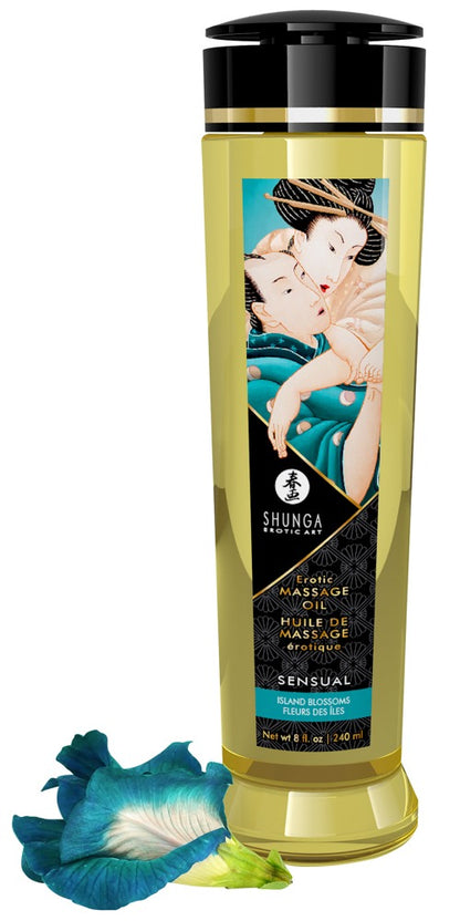 Shunga Massage Oil Island Blossoms 240 ml