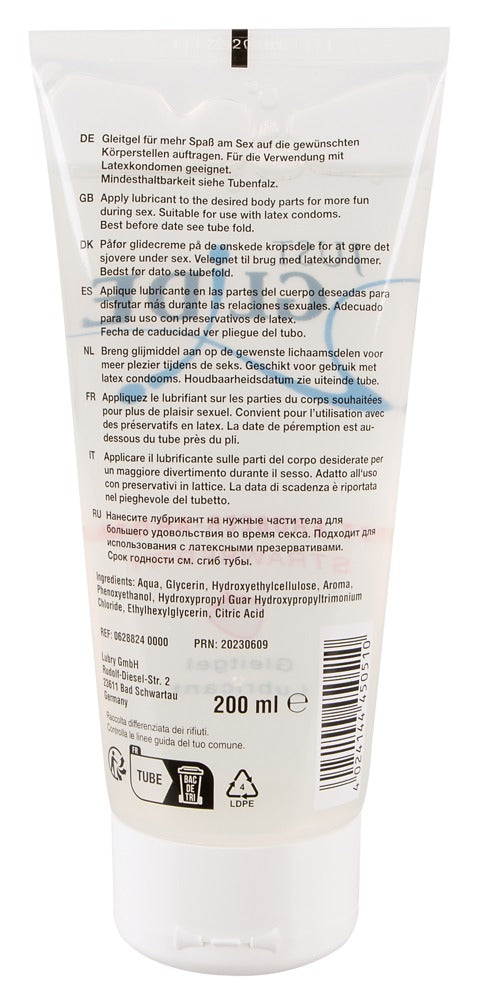 Wasserbasiertes Gleitgel mit Erdbeeraroma