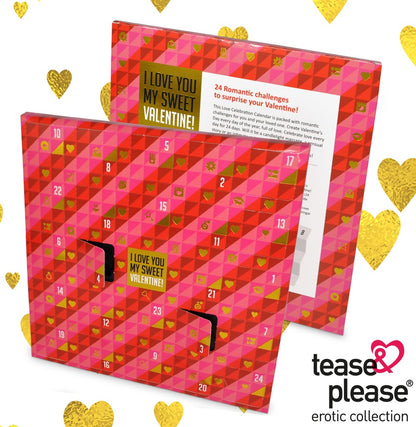 Liebeskalender mit 24 Türchen von tease & please für Paare