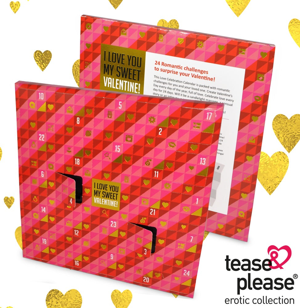 Liebeskalender mit 24 Türchen von tease & please für Paare