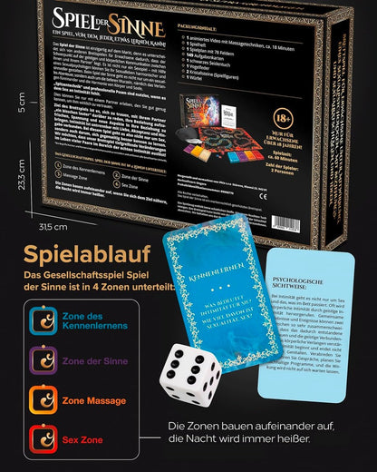 Spiel der Sinne Brettspiel – Intimität vertiefen  Leidenschaft neu entdecken