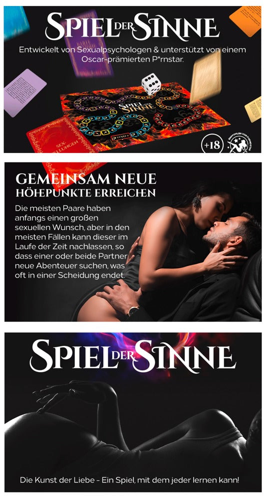 Spiel der Sinne Brettspiel – Intimität vertiefen und Leidenschaft neu entdecken