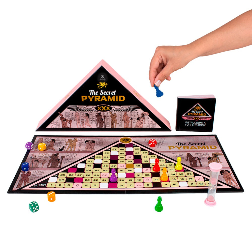 The Secret Pyramid erotisches Brettspiel mit Aufgaben und Herausforderungen