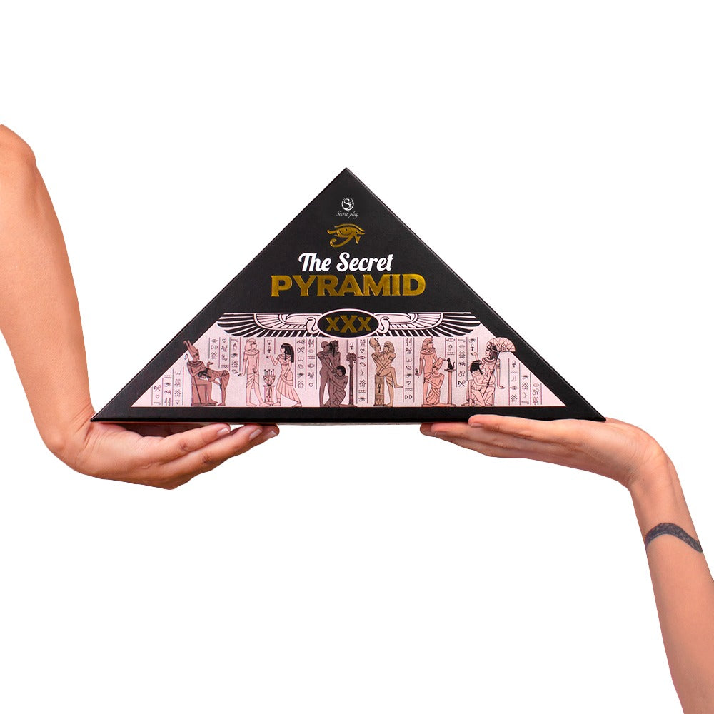 Brettspiel The Secret Pyramid mit 69 erotischen Aufgaben für 2–6 Spieler:innen