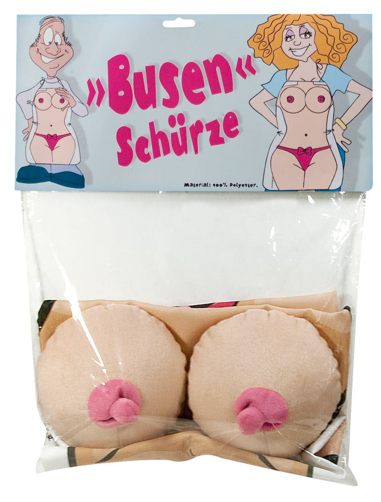 Lustige Küchenschürze mit Busen für Männer und Frauen