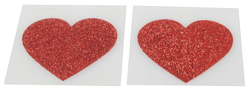 Sexy Herz Nippelsticker als Dessous-Accessoire für Striptease