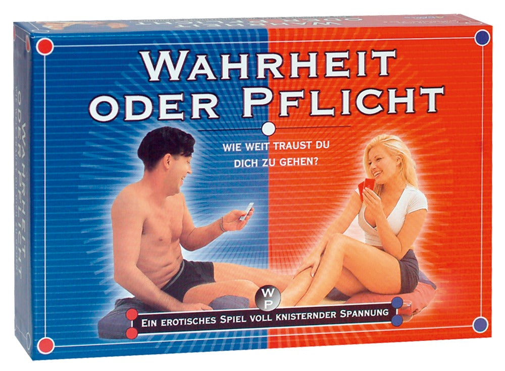 Wahrheit oder Pflicht erotisches Kult-Kartenspiel mit 75 Fragen & 75 Aktionen