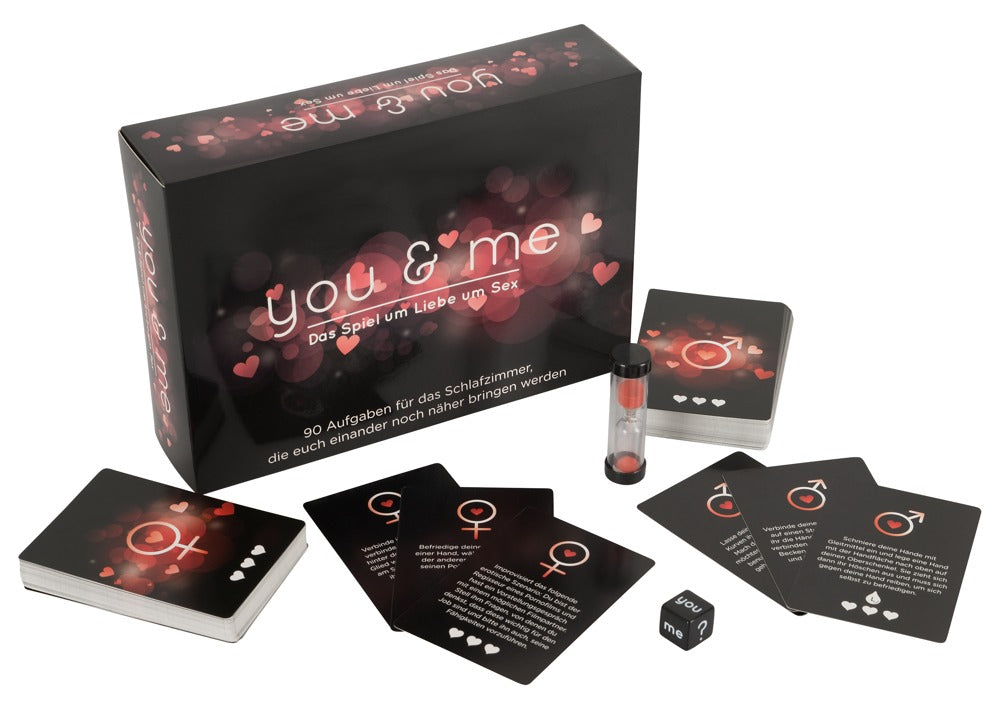 Sinnliches Paarspiel mit Aktivitäten, Sonderkarten und Joker