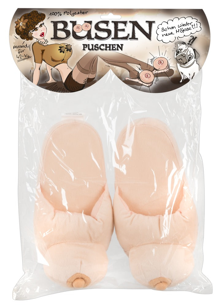 Lustige Pantoffeln mit rutschhemmender Sohle bis Größe 44