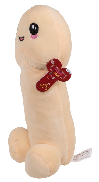 Plüsch-Penis Kuscheltier mit Hoden und lachender Eichel
