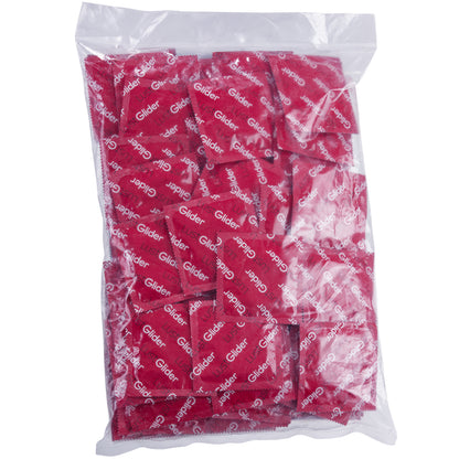 LustGlider Kondome  mit Erdbeeraroma – 100 Stück  reguläre Passform