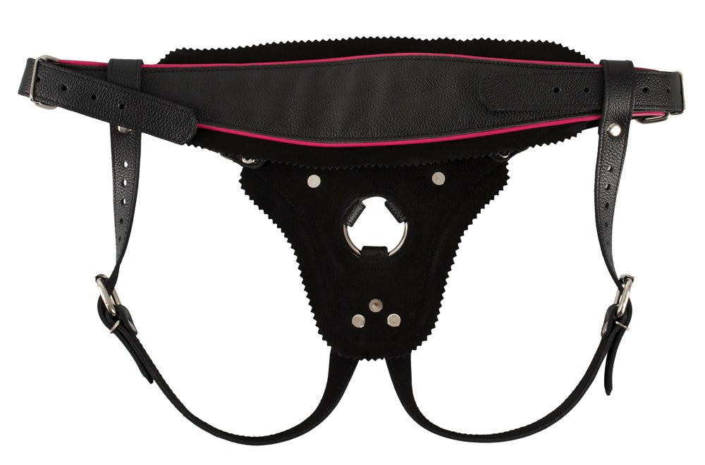 Leder String Strap-On S-L