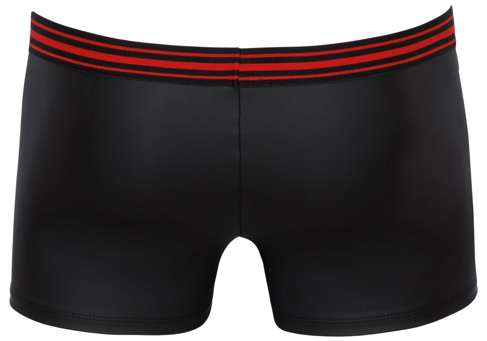 Herren Pants Schwarz/Rot M