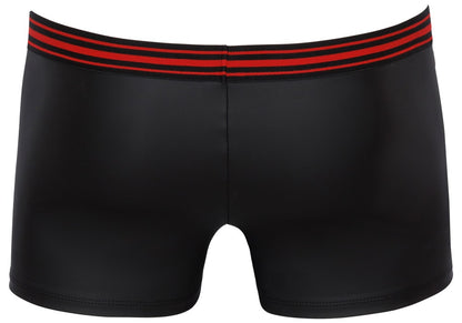 Herren Pants Schwarz/Rot M