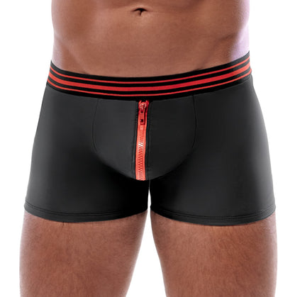 Herren Pants Schwarz/Rot M