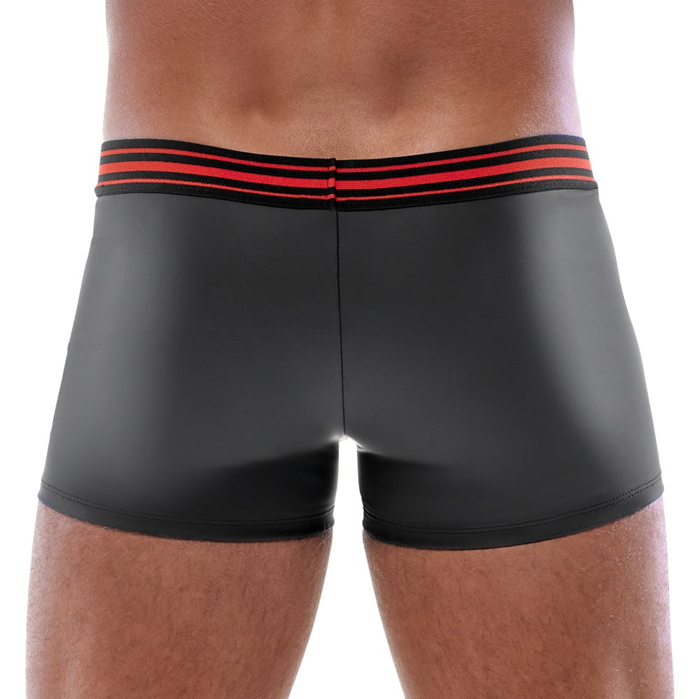 Herren Pants Schwarz/Rot M
