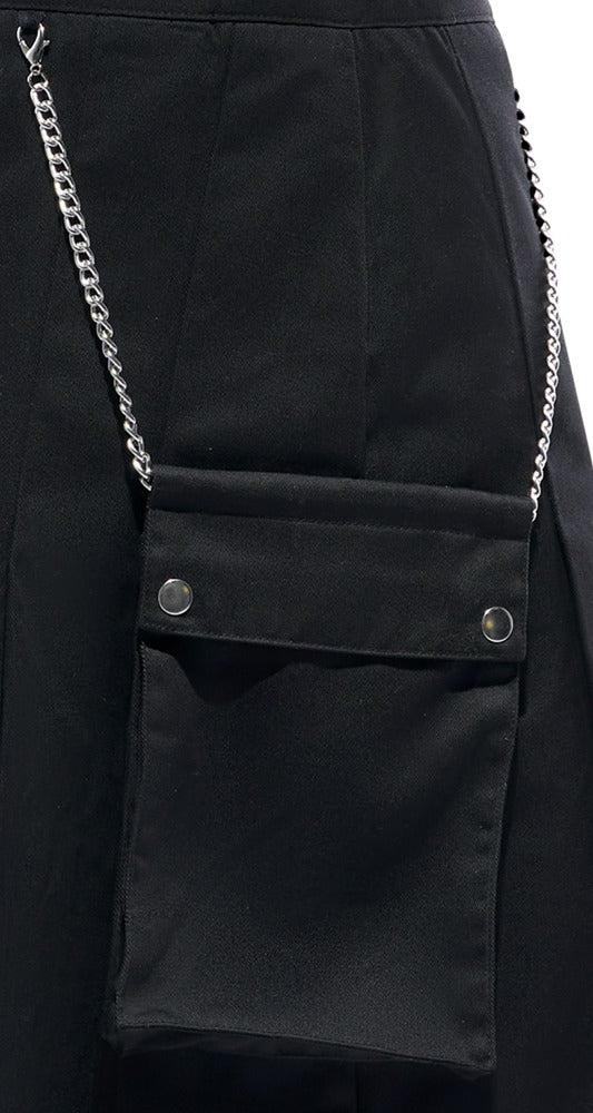 Herren Rock Schwarz XL