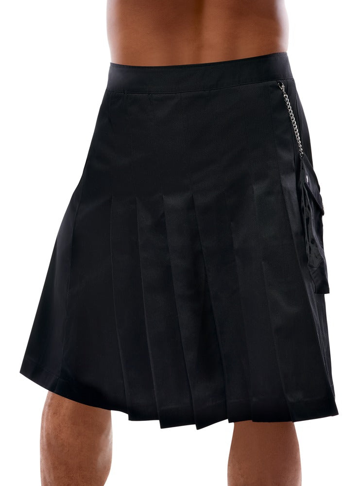 Herren Rock Schwarz 2XL