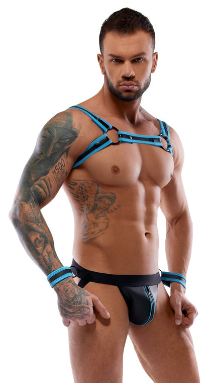 Herren Jockset Schwarz/Blau2XL