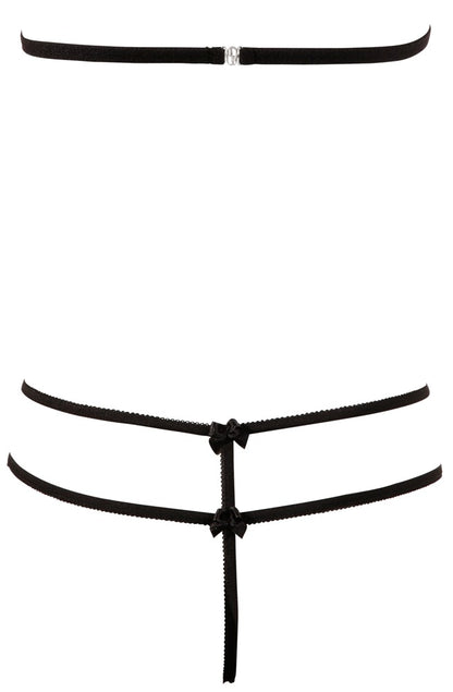 Spitzenset schwarz XL