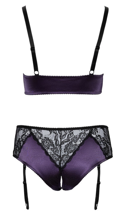BH Set lila/schwarz 4XL