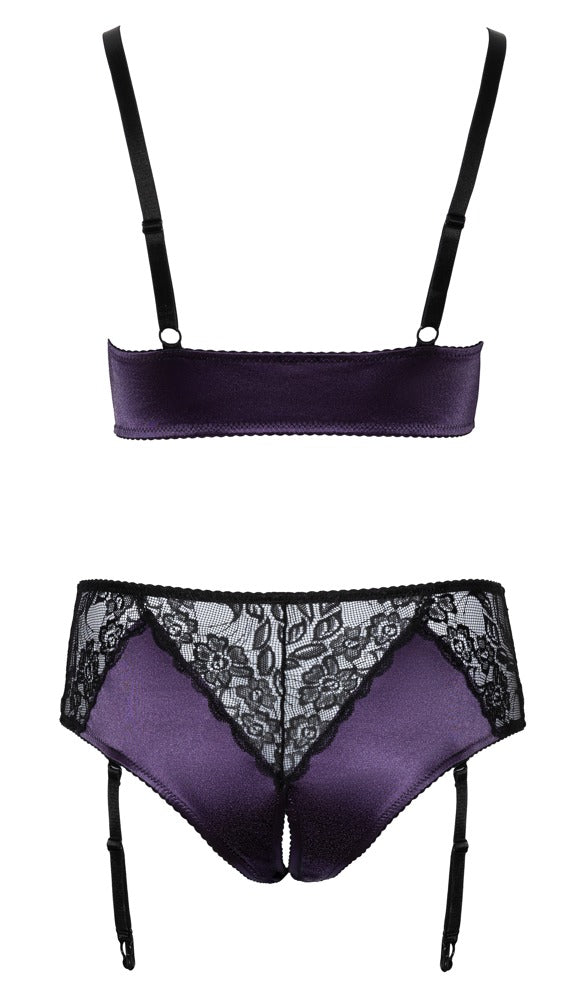 BH Set lila/schwarz 4XL