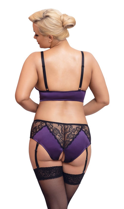 BH Set lila/schwarz 4XL