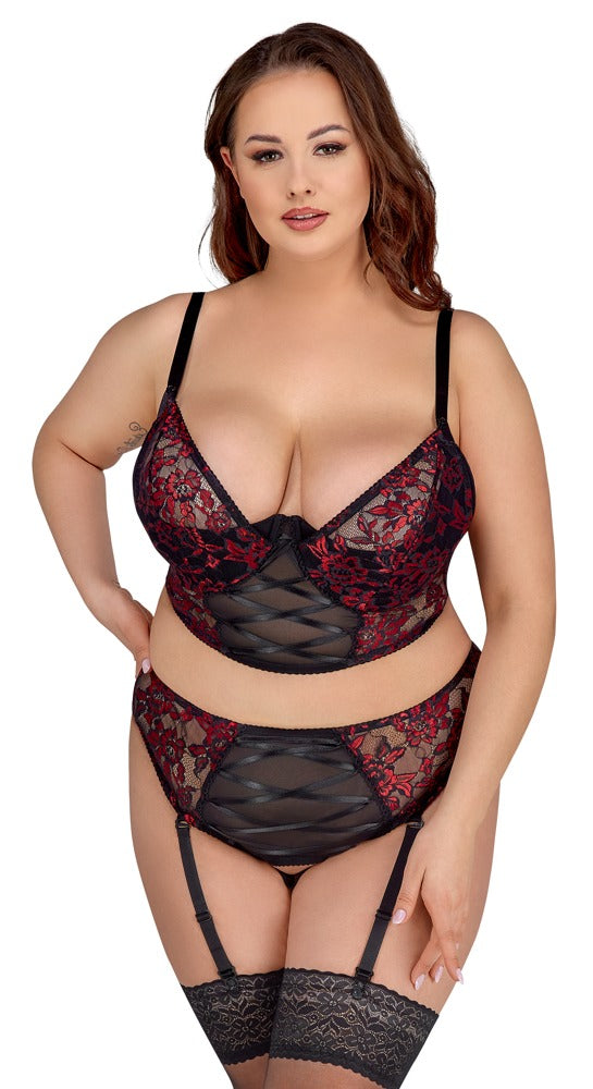 BH Set schwarz/rot 95D/2XL
