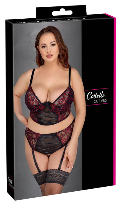 BH Set schwarz/rot 85C/L